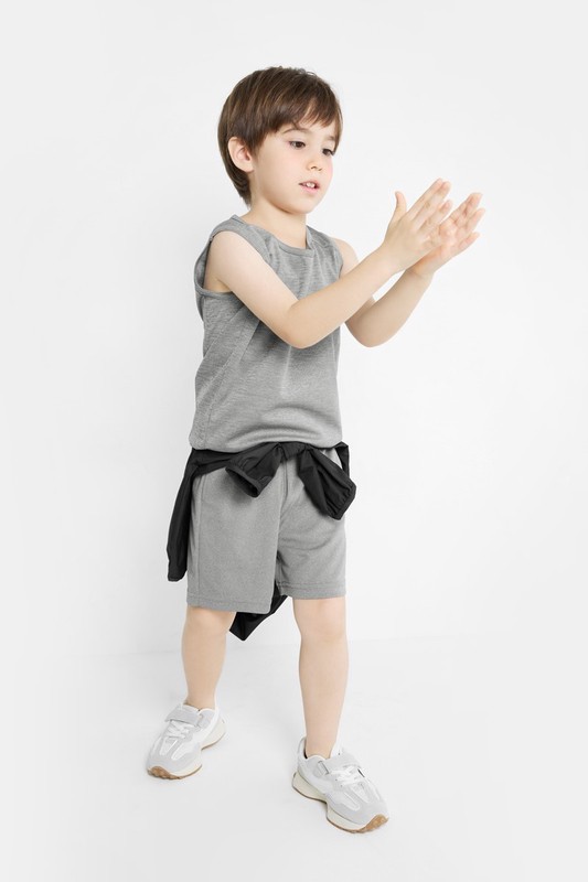 吸排網眼背心-童