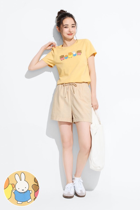 Miffy and Friends印花T恤-03-女