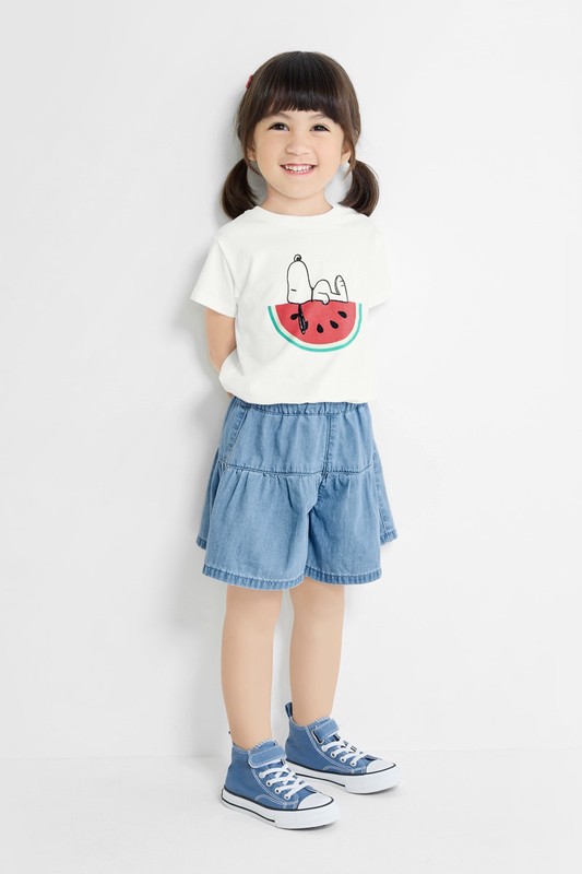 史努比系列印花T恤-03-童