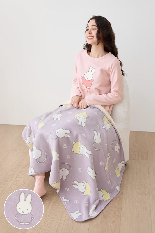 Miffy Fleece家居毯-中性毯