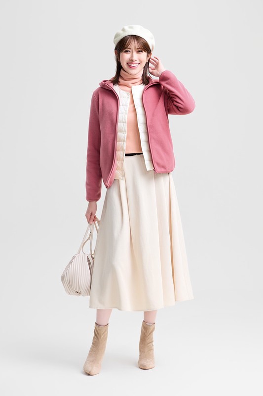 Fleece連帽外套-女