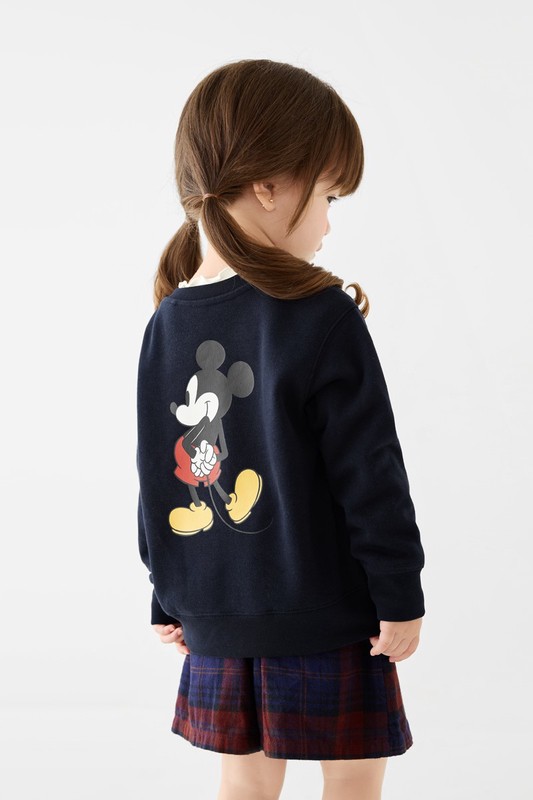 迪士尼系列毛圈印花圓領衫-01-童