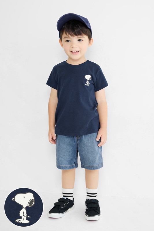 史努比系列印花T恤-04-童