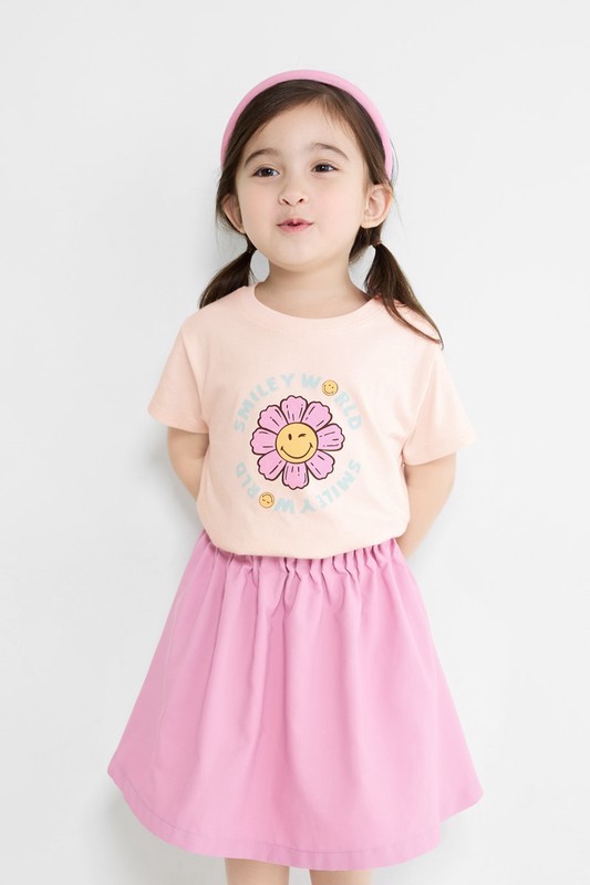 SmileyWorld®印花T恤-05-童