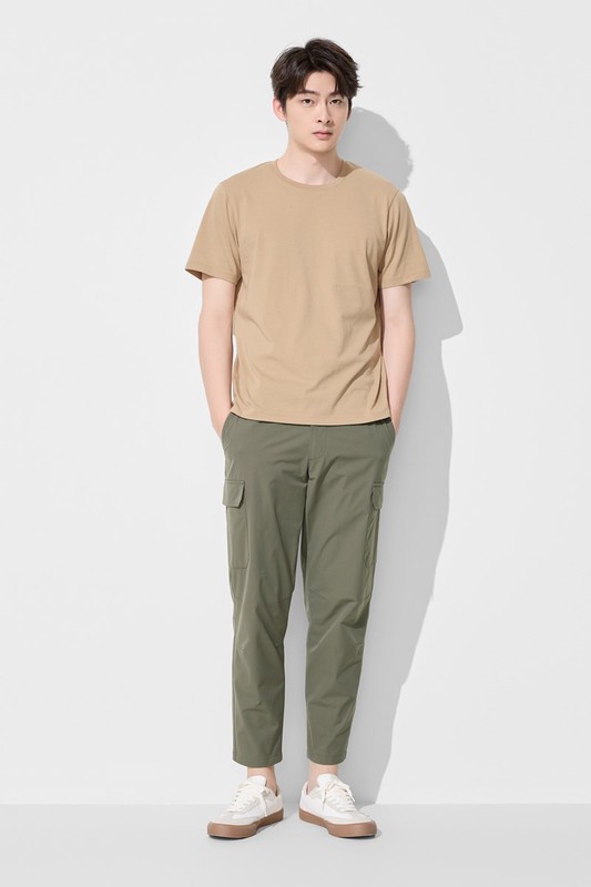 純棉圓領T恤-男