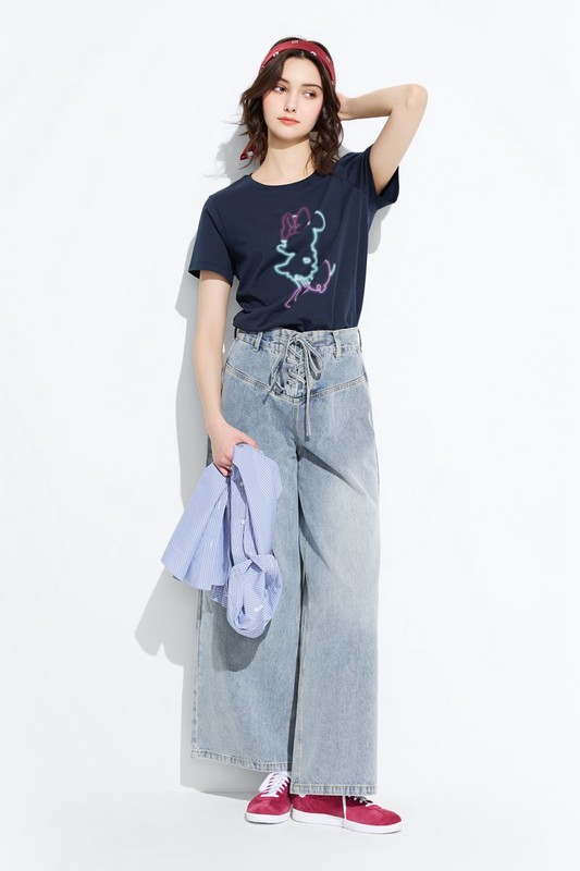 迪士尼系列印花T恤-04-女