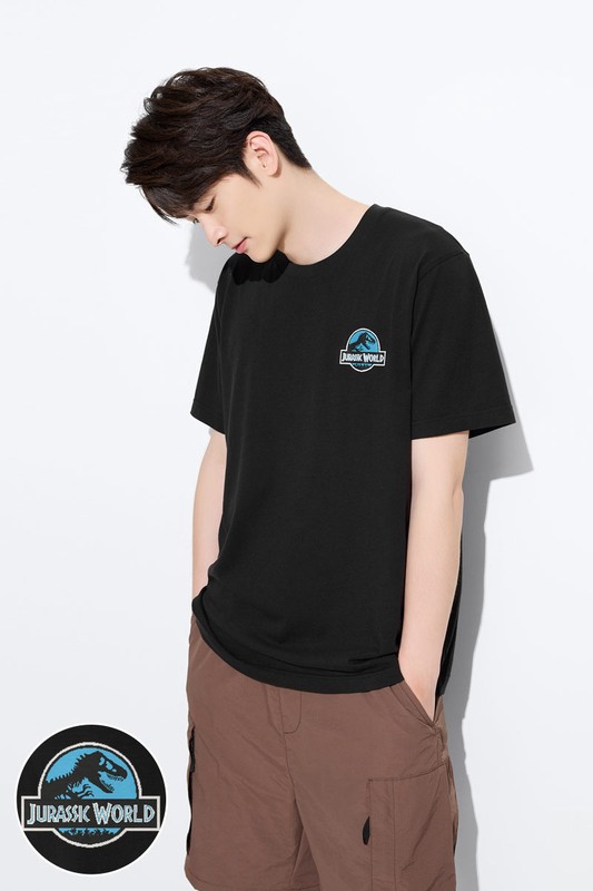 Jurassic World印花T恤-04-男