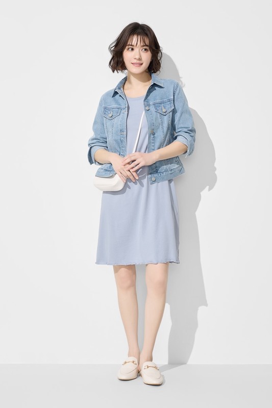 Bra莫代爾木耳邊洋裝-女