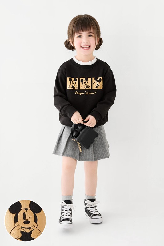 迪士尼系列毛圈印花圓領衫-02-童