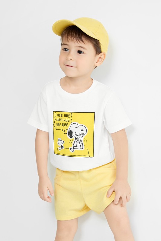史努比系列印花T恤-32-童