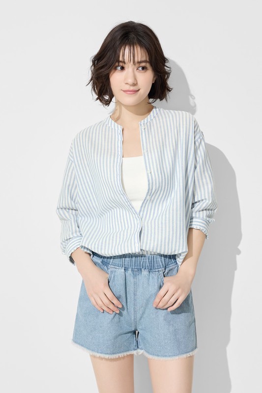 純棉牛仔輕便短褲-女