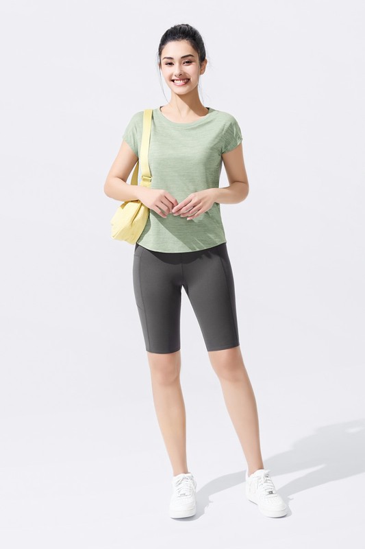 吸排連袖寬版上衣-女