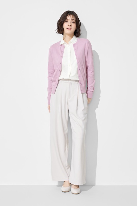 牛津修身長袖襯衫-女