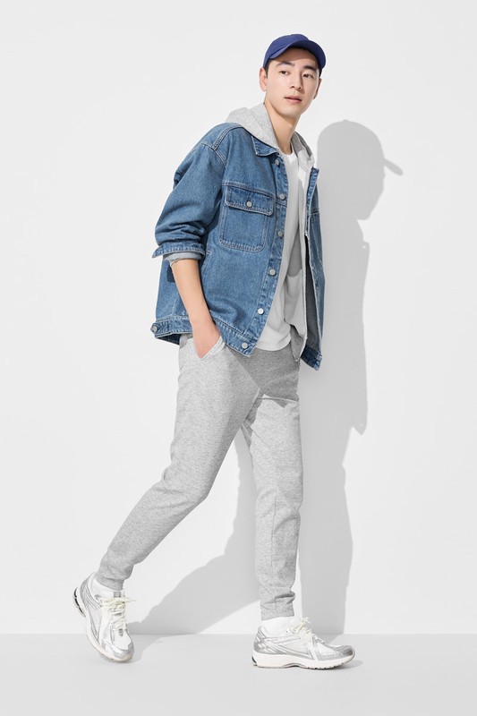 快乾棉休閒長褲-男