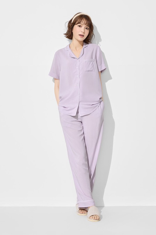 嫘縈長褲家居套裝-女