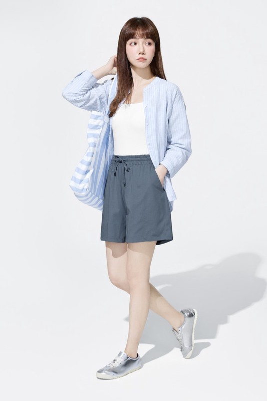 快乾棉休閒短褲-女