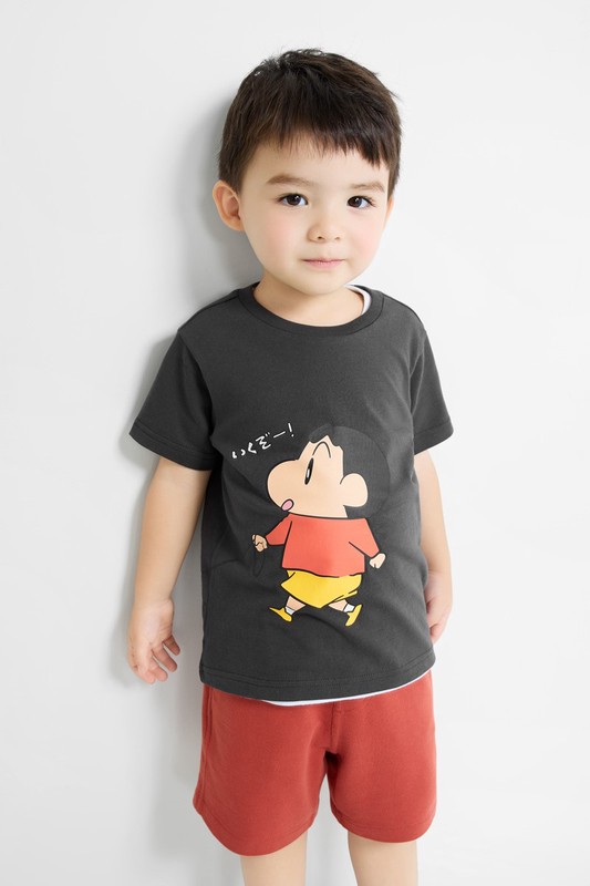 蠟筆小新印花T恤-12-童