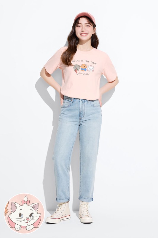 迪士尼系列寬版印花T恤-22-女