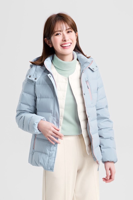 極暖羽絨機能外套-女