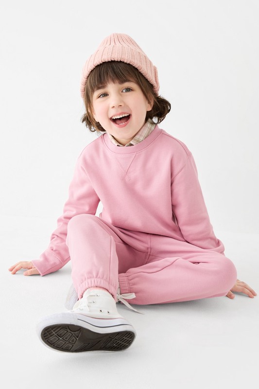 棉質毛圈圓領衫-童