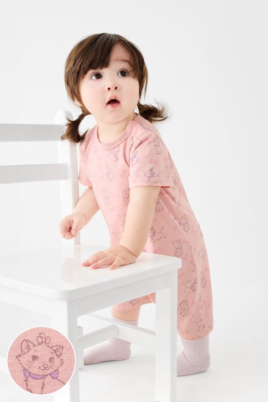 迪士尼系列純棉印花連身衣-Baby