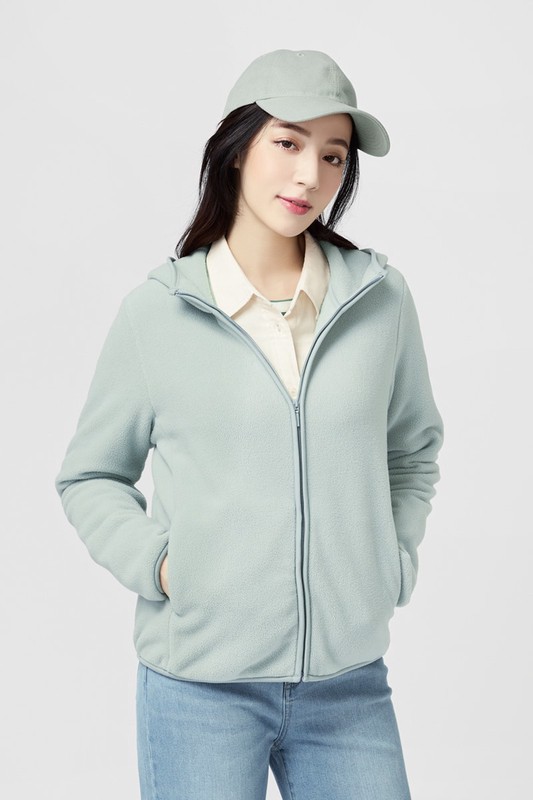 Fleece連帽外套-女