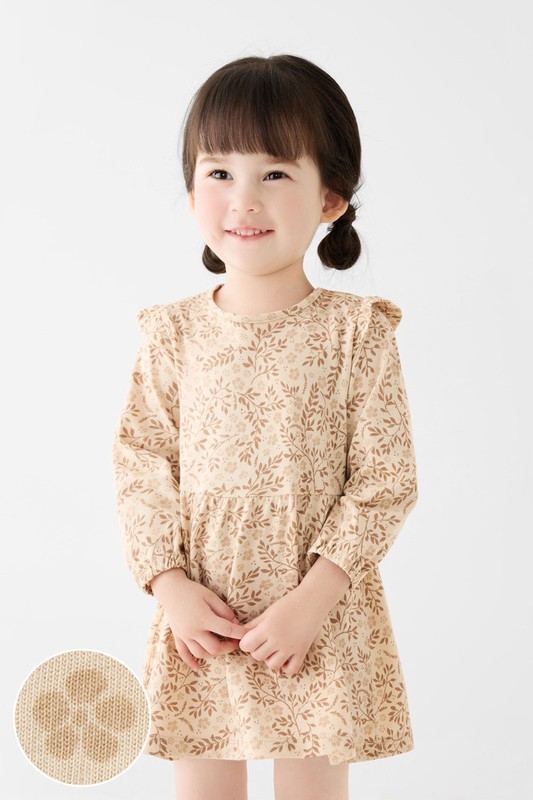 純棉印花洋裝-Baby