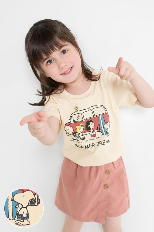 史努比系列印花T恤-01-童