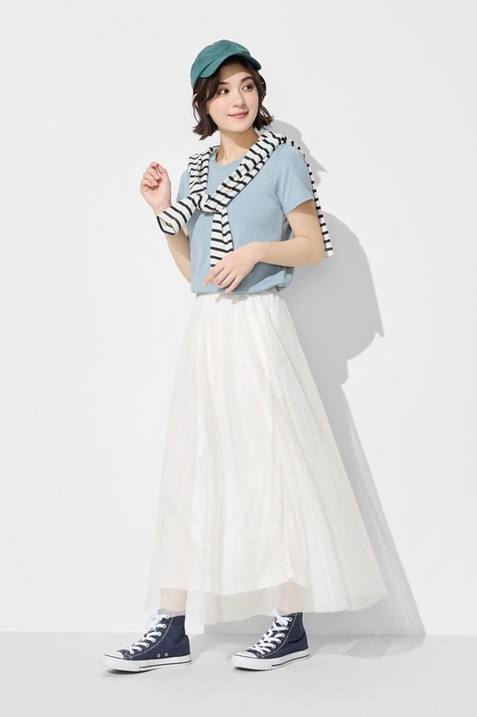 純棉圓領T恤-女