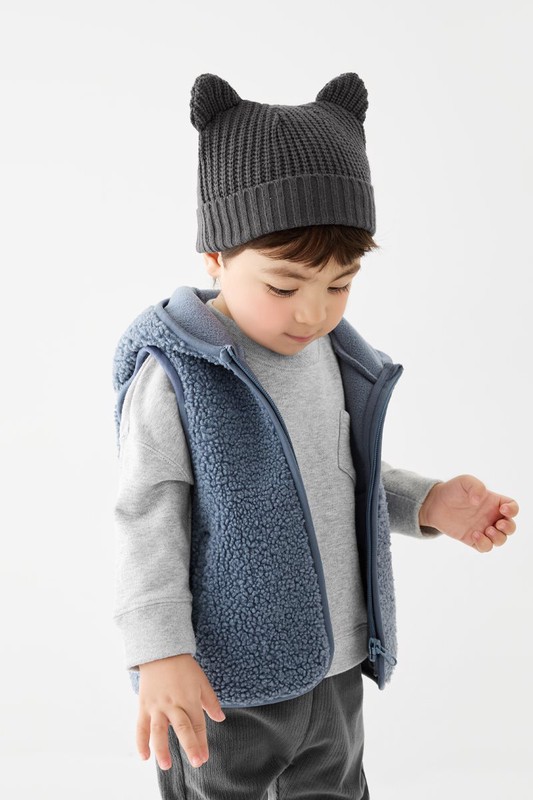 貓耳造型針織帽-Baby