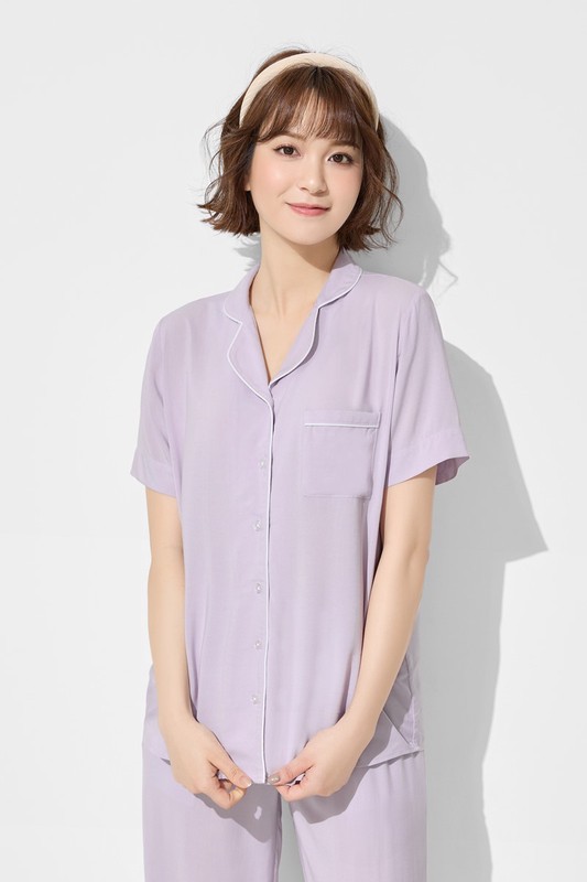 嫘縈長褲家居套裝-女