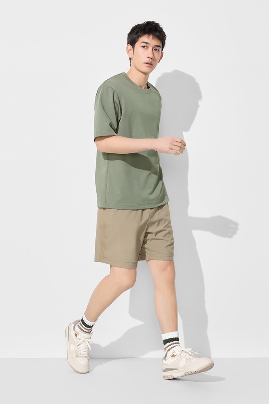 吸排雙層短褲-男