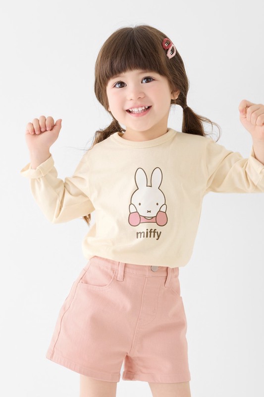 Miffy長袖印花T恤-03-童