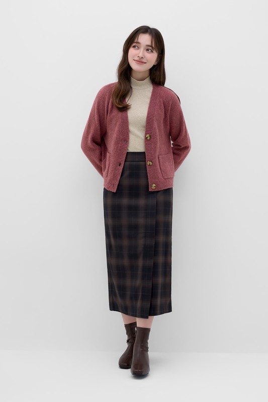 柔軟舒適短版針織外套-女