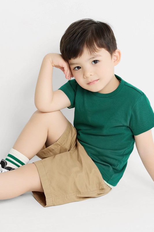 快乾棉圓領T恤-童