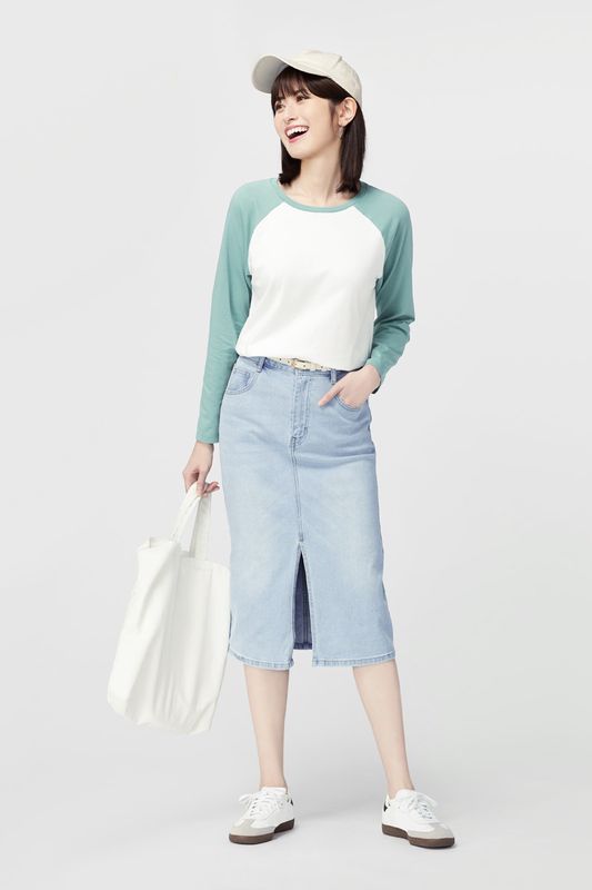 純棉拉克蘭長袖T恤-女