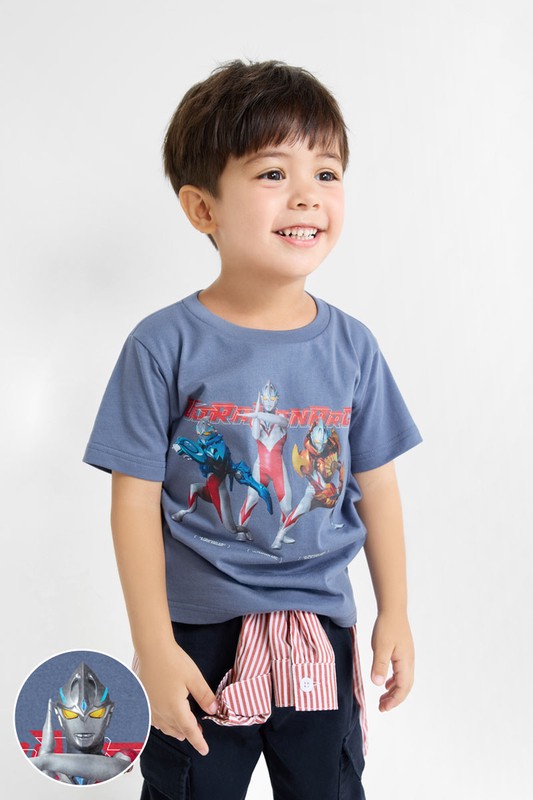 超人力霸王印花T恤-09-童