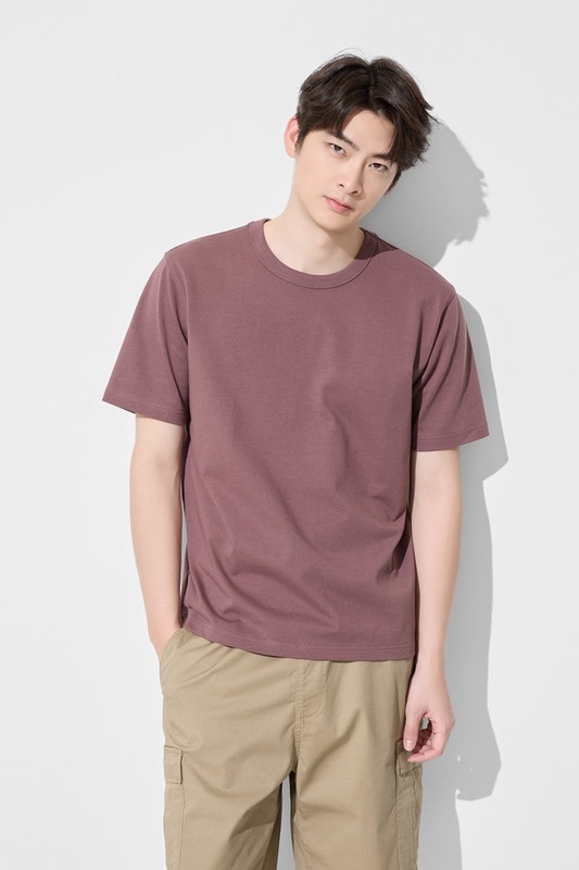 純棉厚磅圓領T恤-男