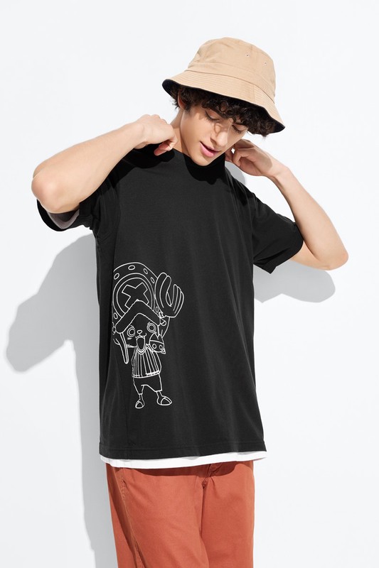 航海王印花T恤-03-男