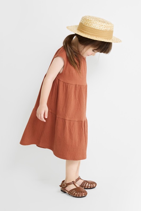 棉質背心洋裝-童