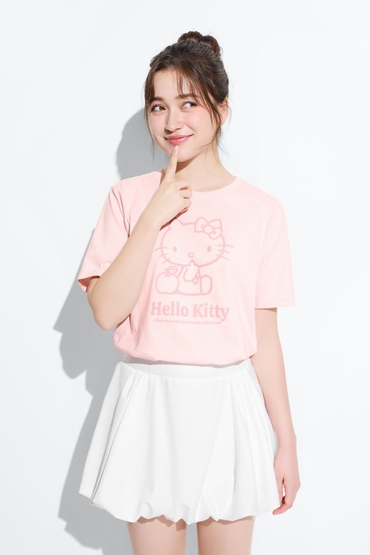 三麗鷗寬版印花T恤-08-女