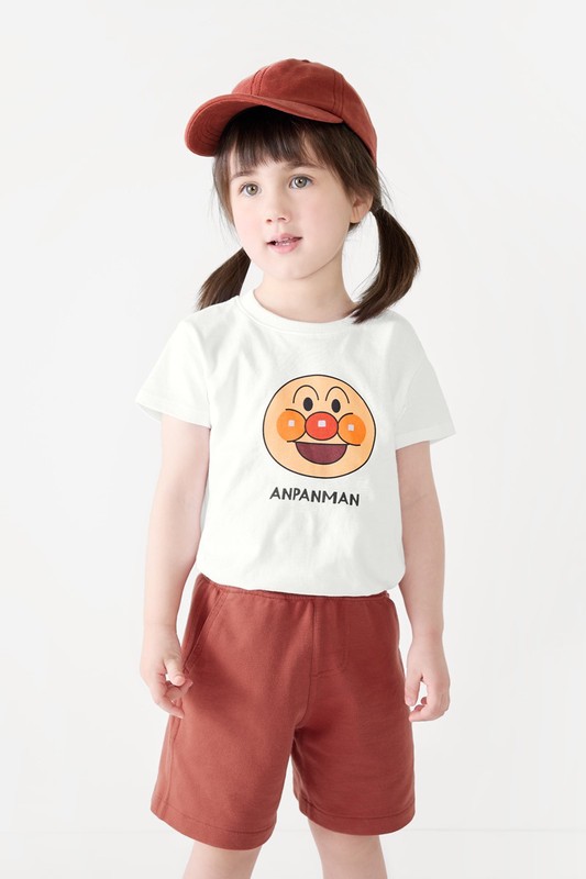 麵包超人系列印花T恤-01-童