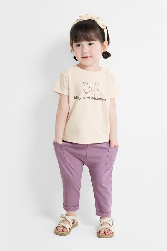 竹節棉口袋長褲-Baby