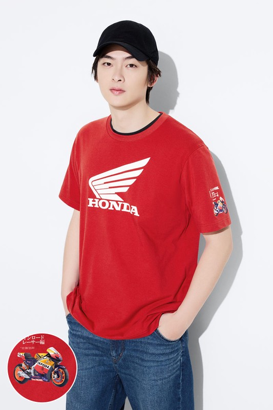 大人的圖鑑HONDA厚版印花T恤-02-男