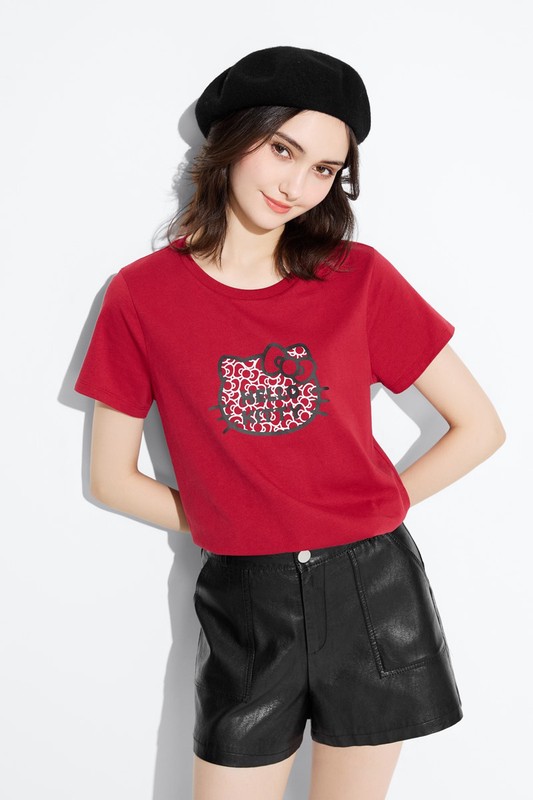 三麗鷗印花T恤-01-女