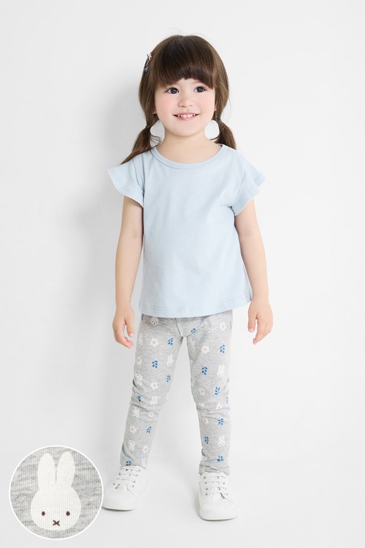 Miffy彈力九分內搭褲-童