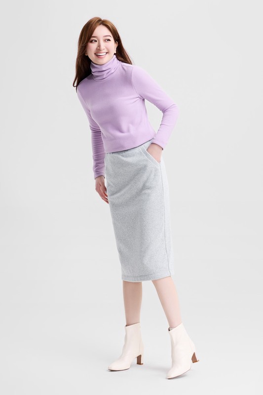 Fleece高領上衣-女