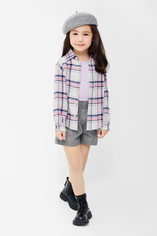 heatup圓領九分袖上衣-童