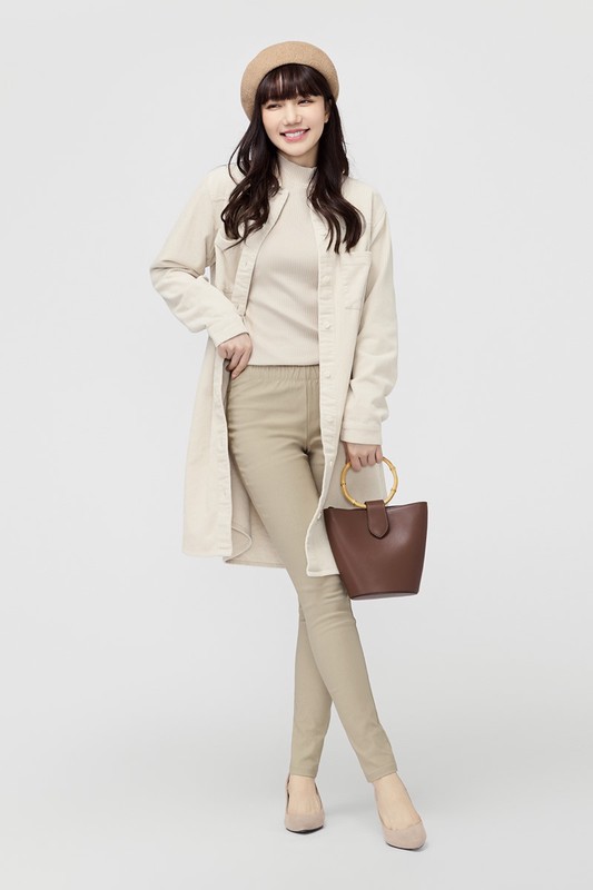 彈力顯瘦緊身褲-女