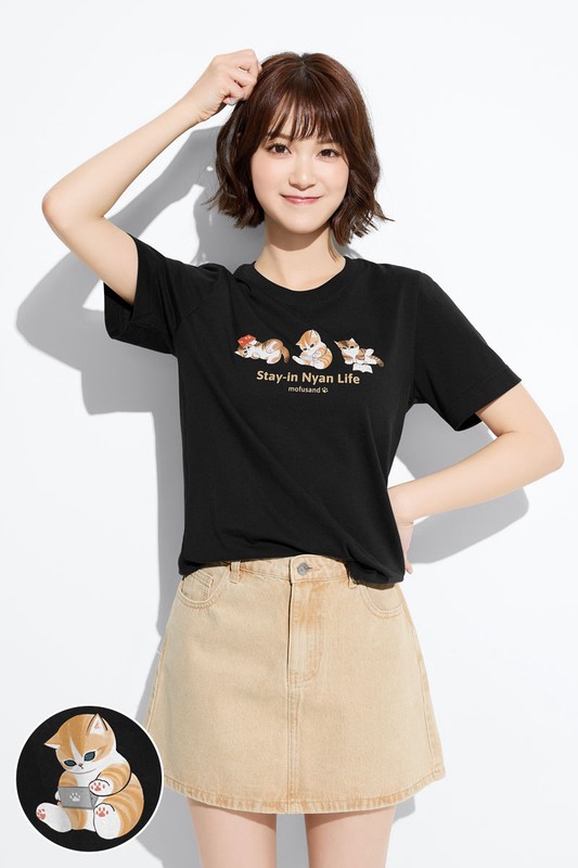 貓福珊迪厚版印花T恤-06-女